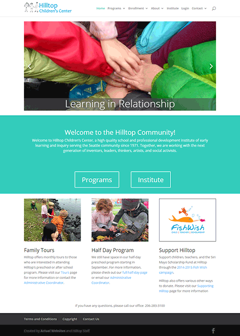 Hilltop Children's Center New Site