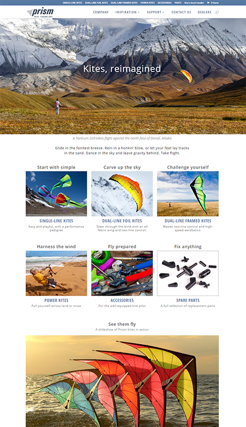 Prism Kites New site